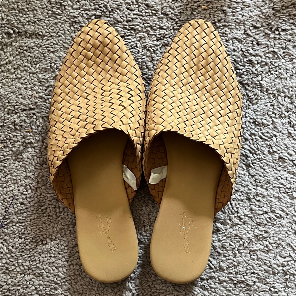 Universal Thread Woven Camel Mules